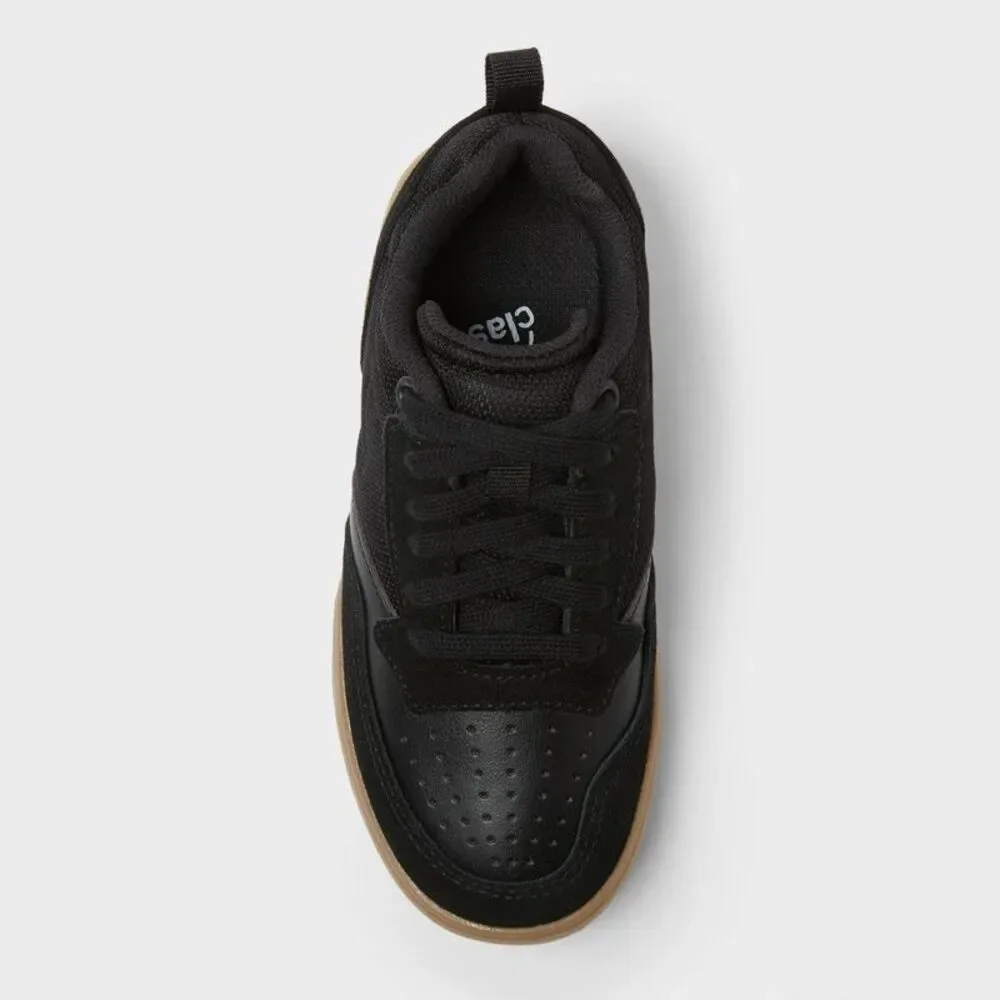 Kids' Jared Skate Sneakers - art class Black 1: Lace-Up Non-Marking Sole Low Top